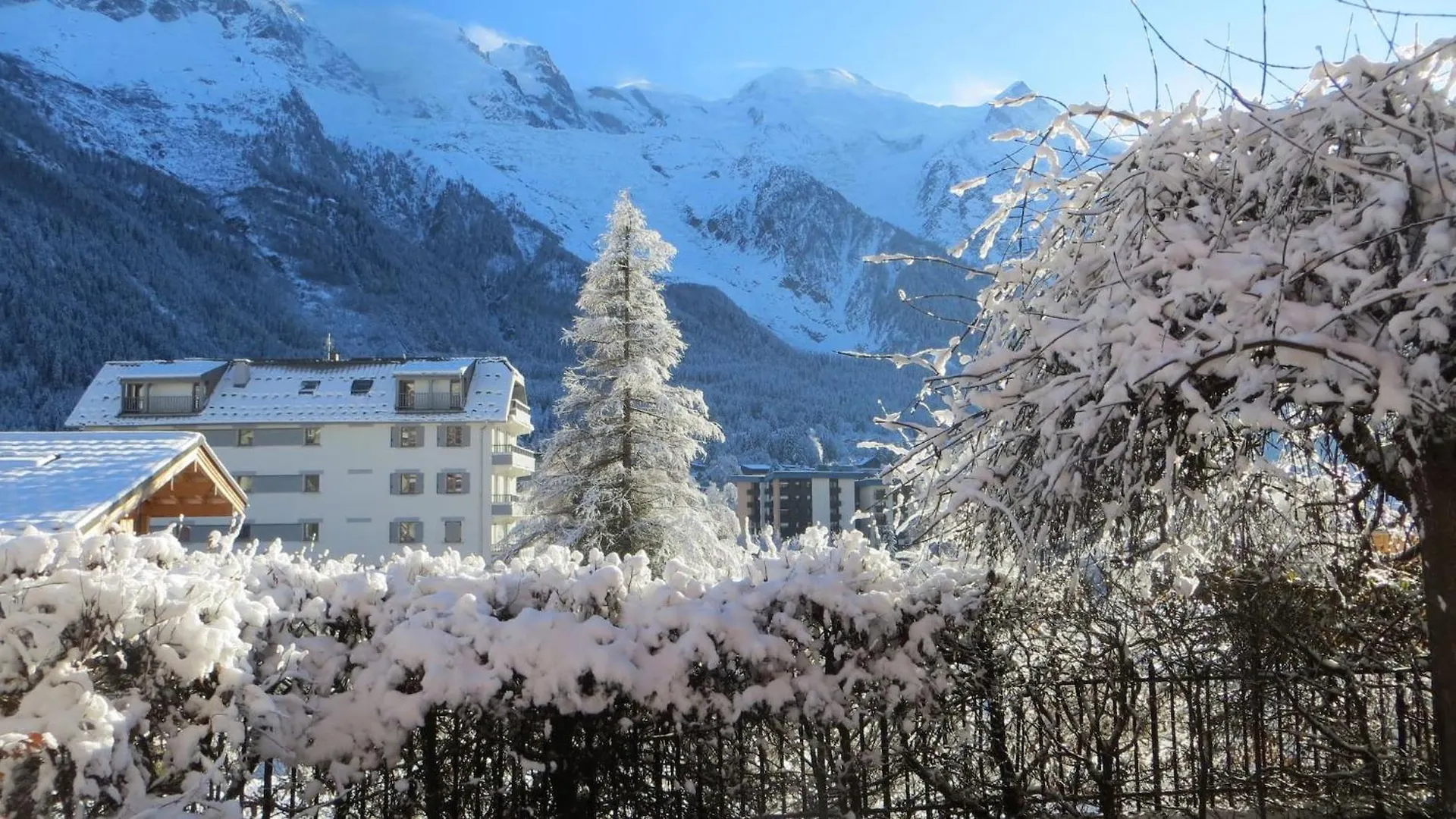 Les Alpins - Centre De Chamonix - Renove Avec Jardin Et Vue Imprenable Sur Le Montblanc Apartment