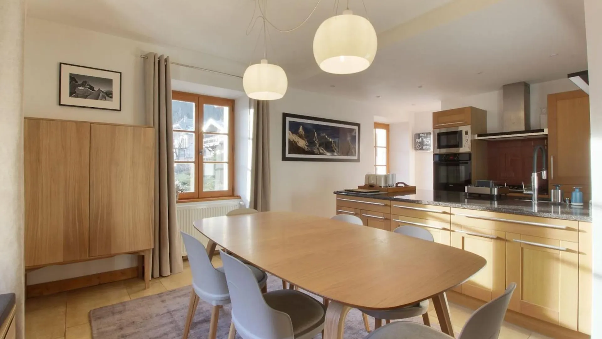 Les Alpins - Centre De Chamonix - Renove Avec Jardin Et Vue Imprenable Sur Le Montblanc Apartment